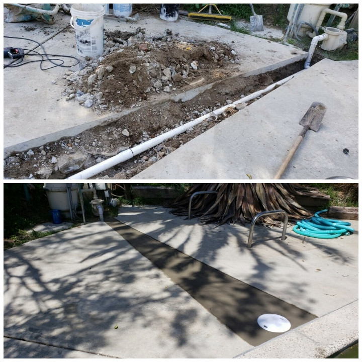 ACE skimmer-line Our Pool Remodel Process  